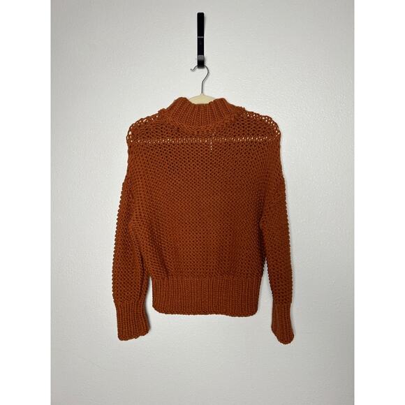 Free People My Only Sunshine Sweater Size XS Tuscan Earth Rust - Picture 5 of 6